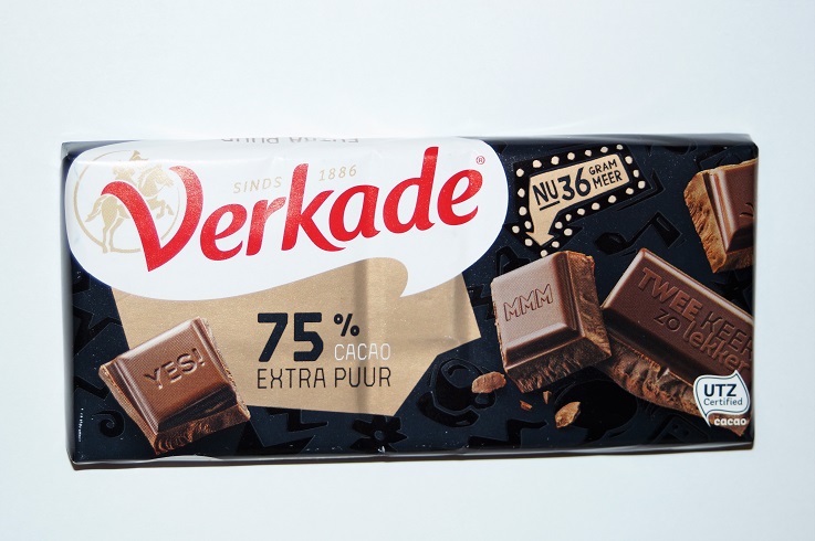 Verkade Extra Dark Chocolate Bar